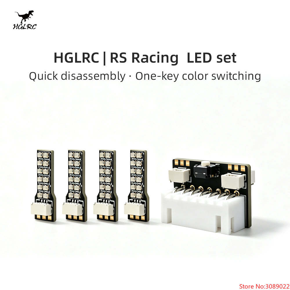 Drone Kit Plug And Play - HGLRC RS Racing LED 4 szt.